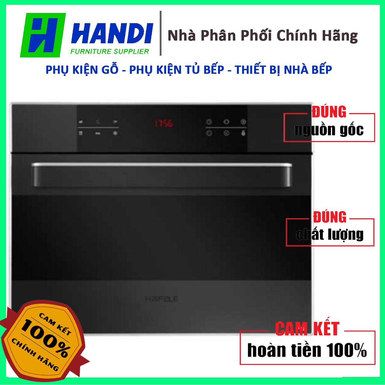 Lò nướng kết hợp vi sóng Hafele 535.02.731 (Hàng Chính Hãng)