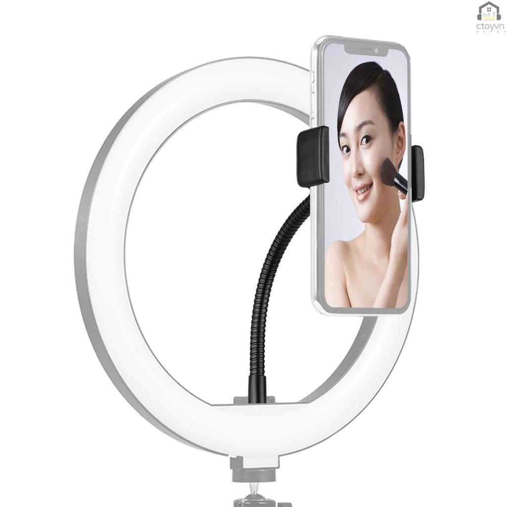 Giá đỡ cho điện thoại có thể gập lại với vòng đèn LED 1/4 cho điện thoại iPhone Android