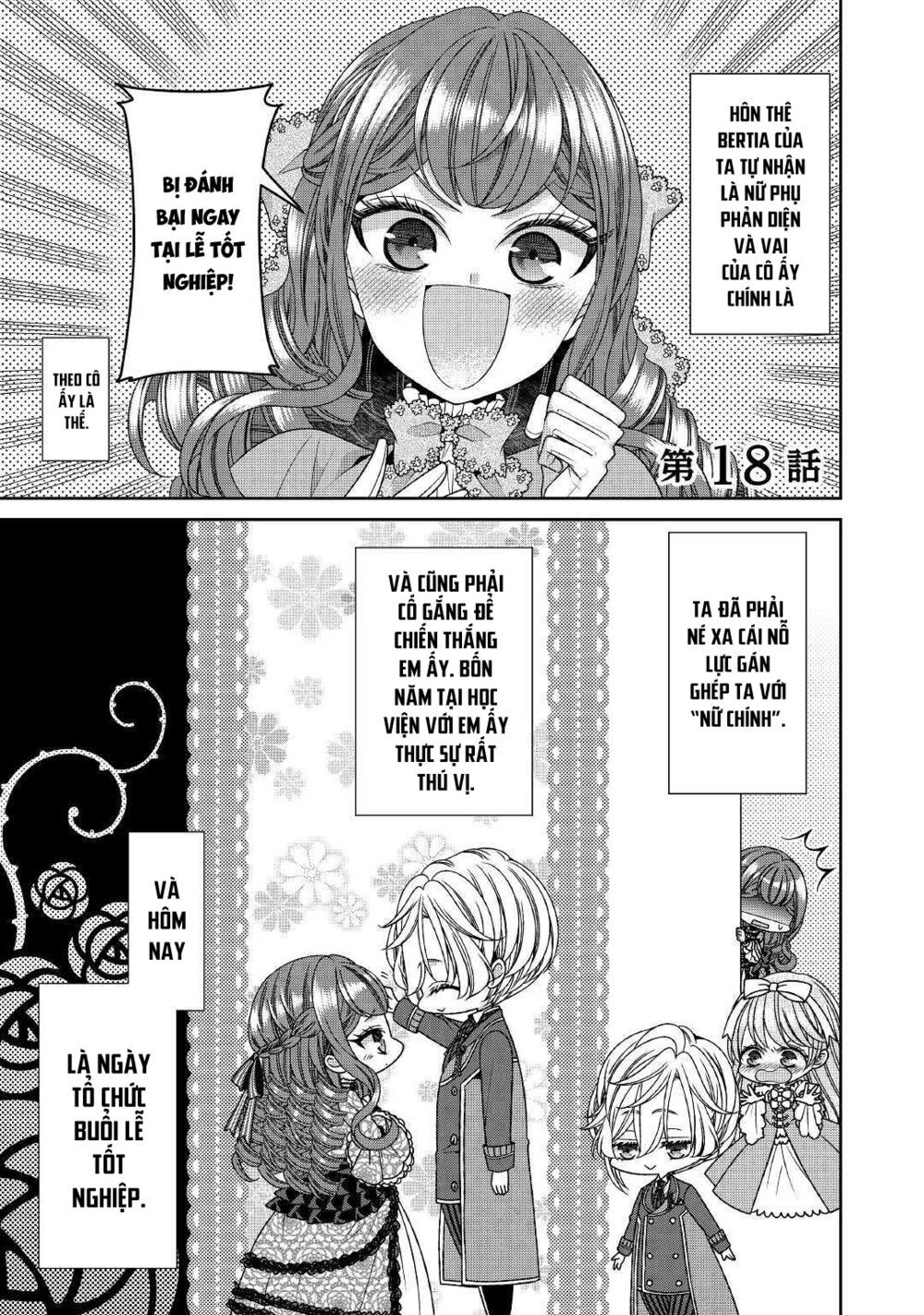 nhật ký theo dõi vị hôn thê tự nhận mình là nữ phụ phản diện 1 chapter 18 1