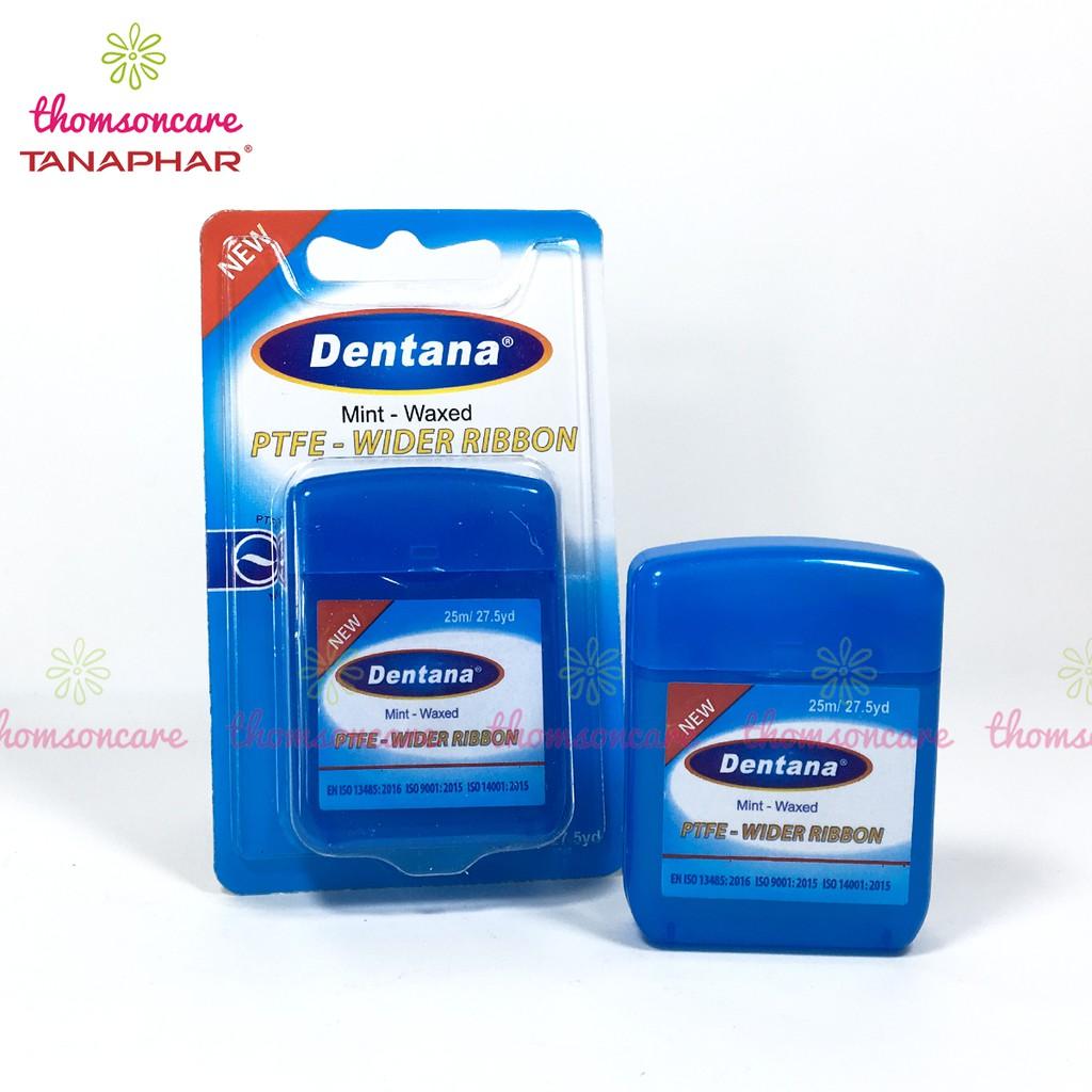 Chỉ nha khoa Dentana hương bạc hà - Vệ sinh, chăm sóc răng miệng, làm sạch mảng bám, thức ăn thừa sau ăn