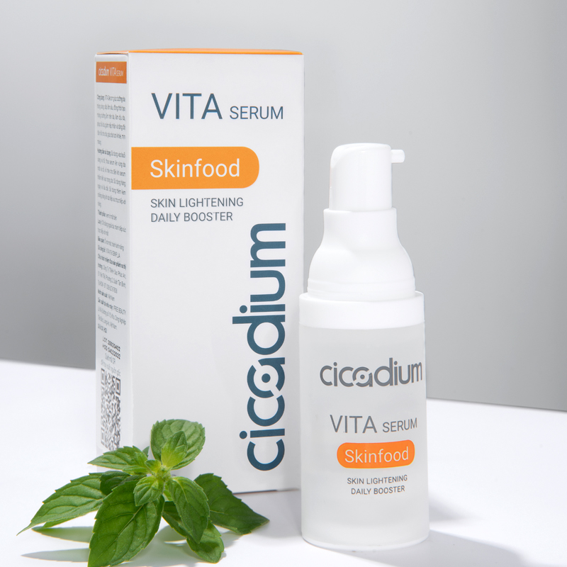 Serum dưỡng trắng và trẻ hoá da Cicadium Vita serum 20ml