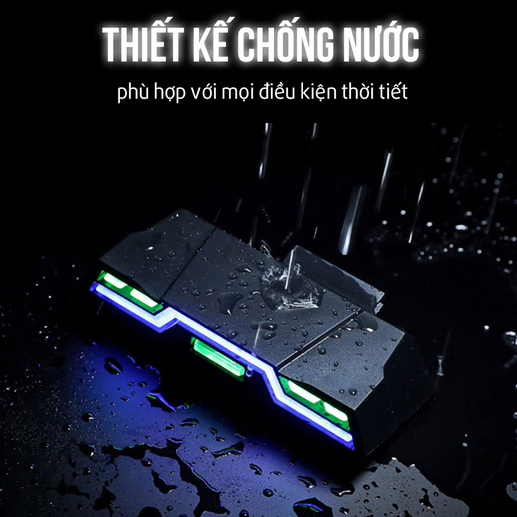 Đèn Đuôi Xe Đạp BK1819 Với 3 Màu Sắc Cảnh Báo An Toàn Chống Nước Pin 2000mAh Thời Gian Sử Dụng Lên đến 40h MaiLee 