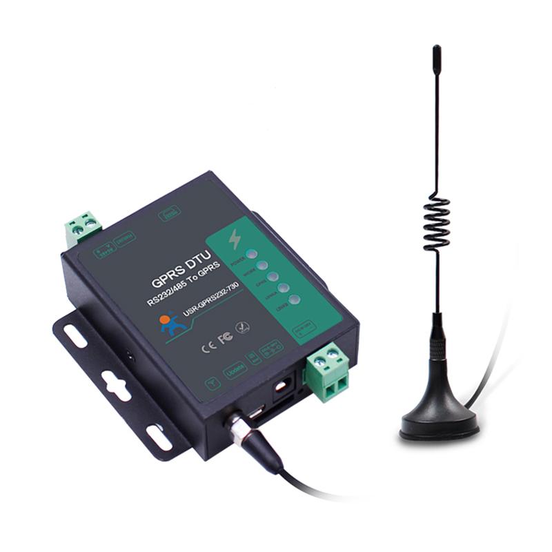 Modem di động công nghiệp Cổng nối tiếp RS232 RS485 Sang GSM GPRS Bộ chuyển đổi modem DTU USR-GPRS232-730