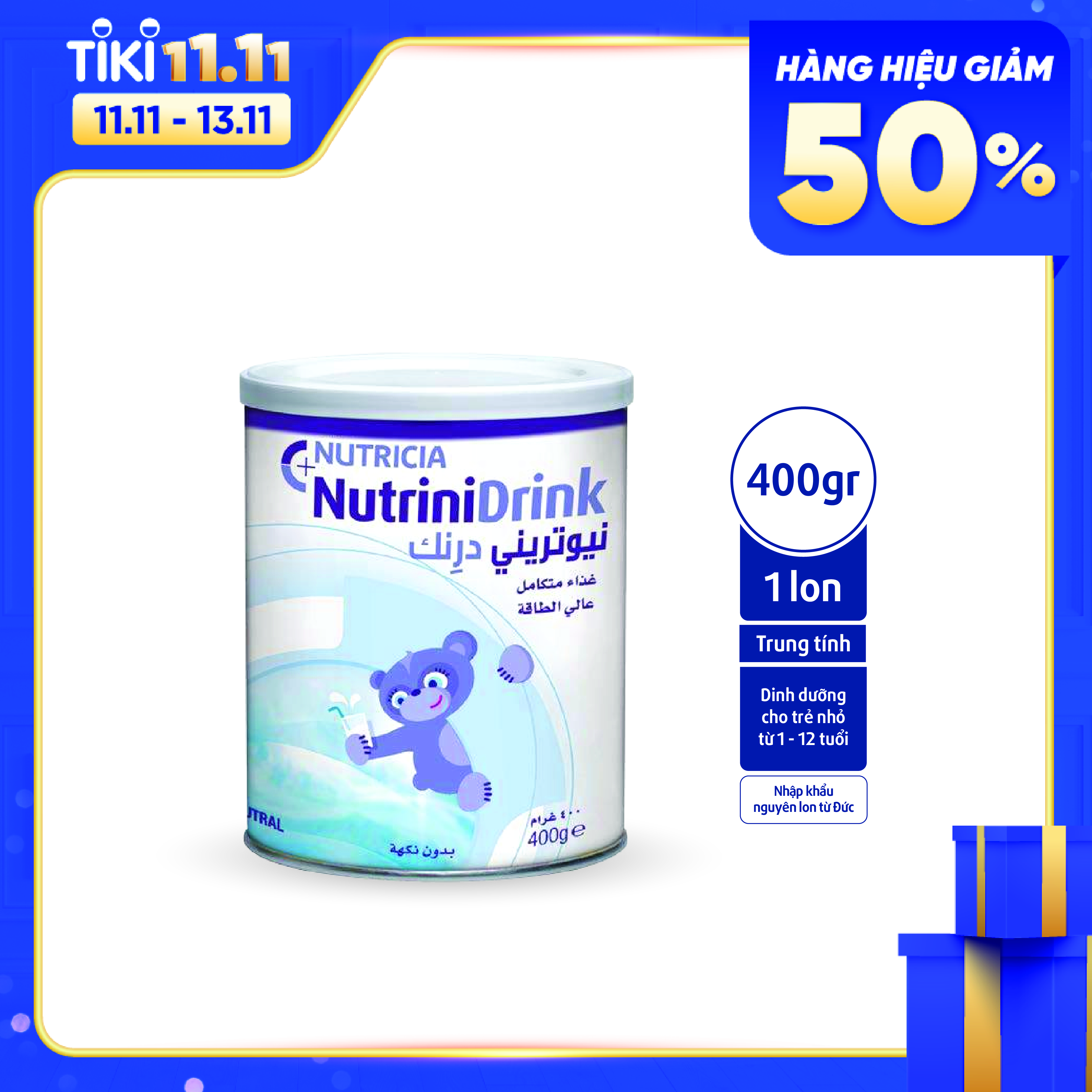 Sữa bột NutriniDrink Powder hương trung tính