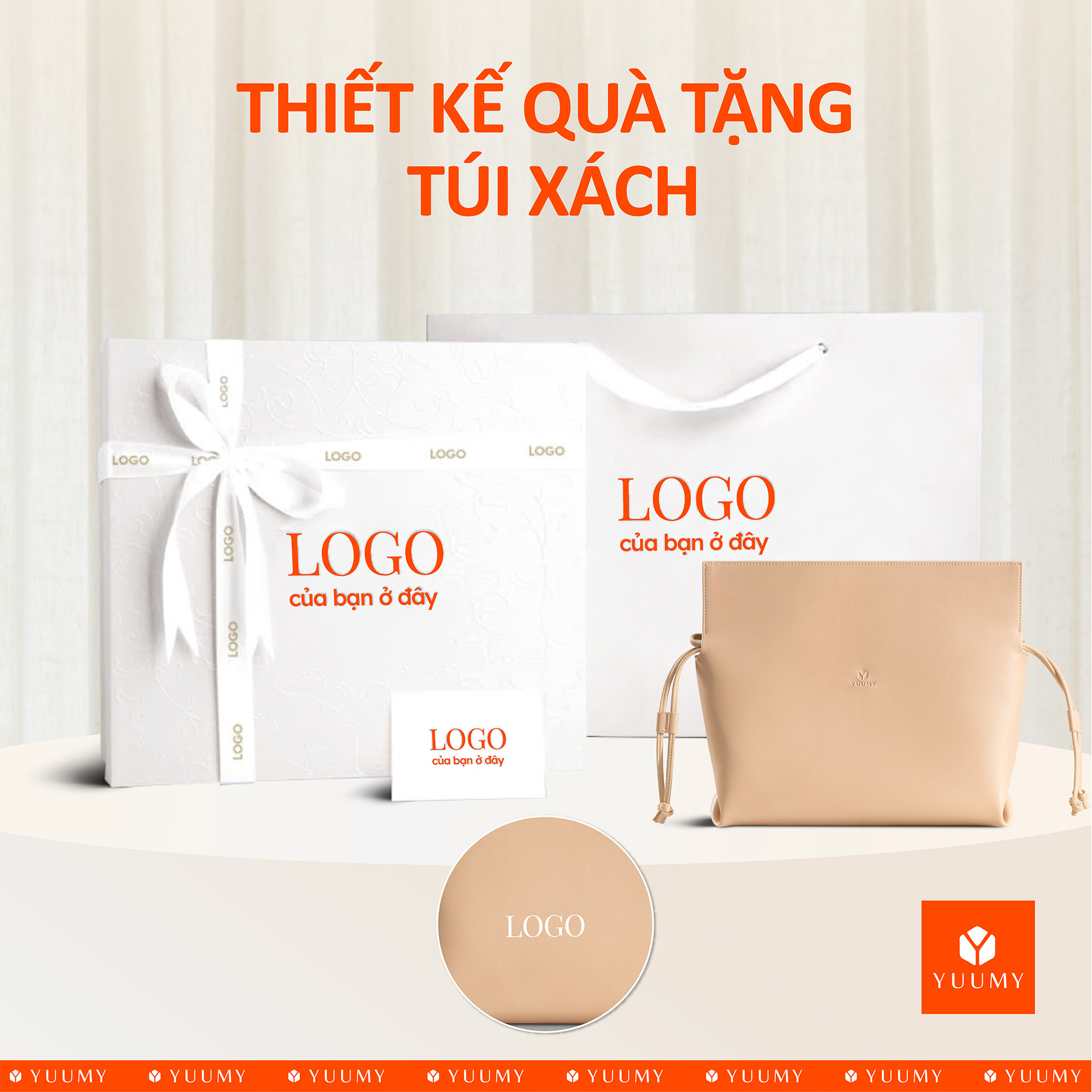 Túi Yuumy ( Thời trang nữ dáng vuông size 33 - Túi xách da Seasand YTX75 )