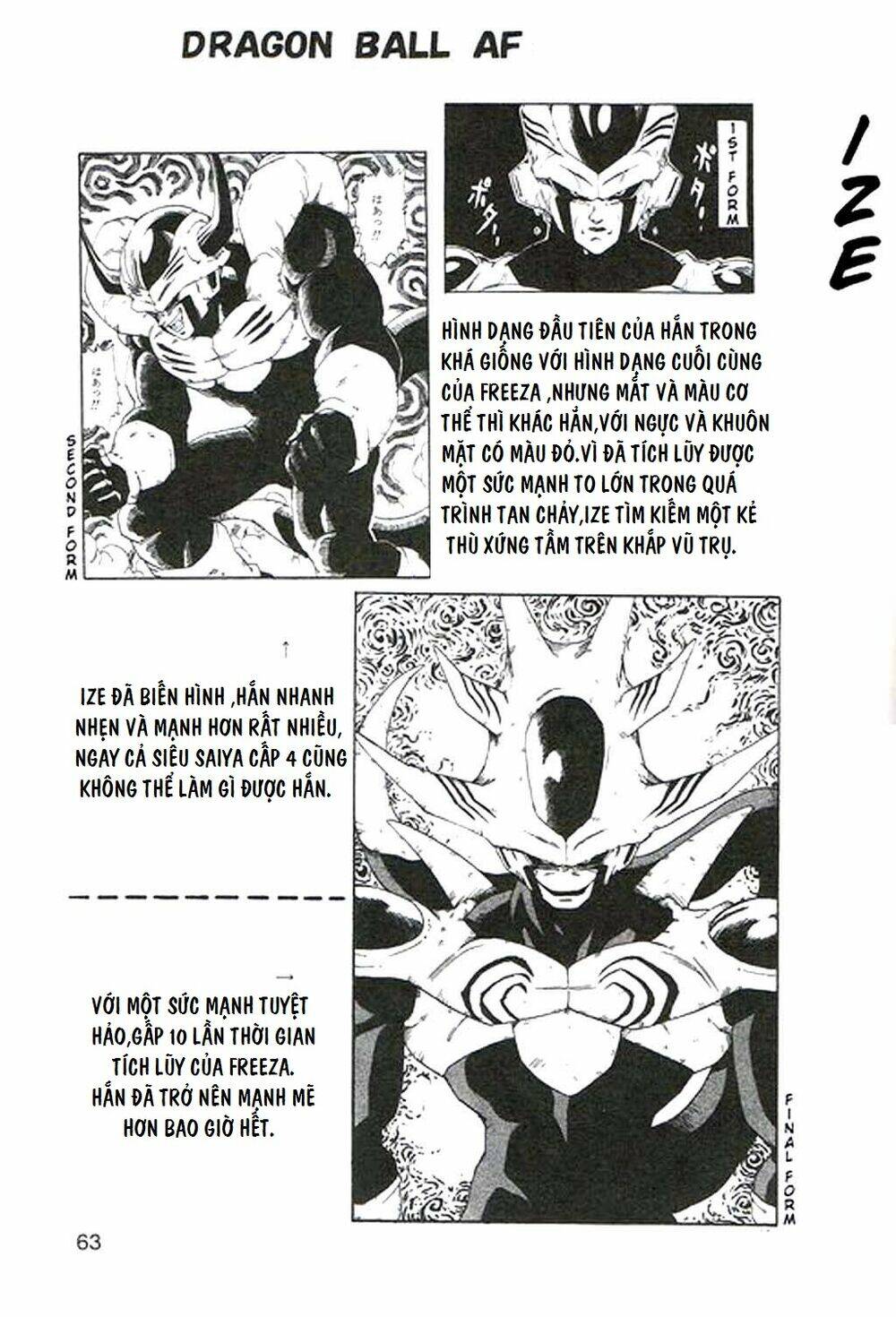 thế giới ngọc rồng - con trai frieza: ize chapter 3 63