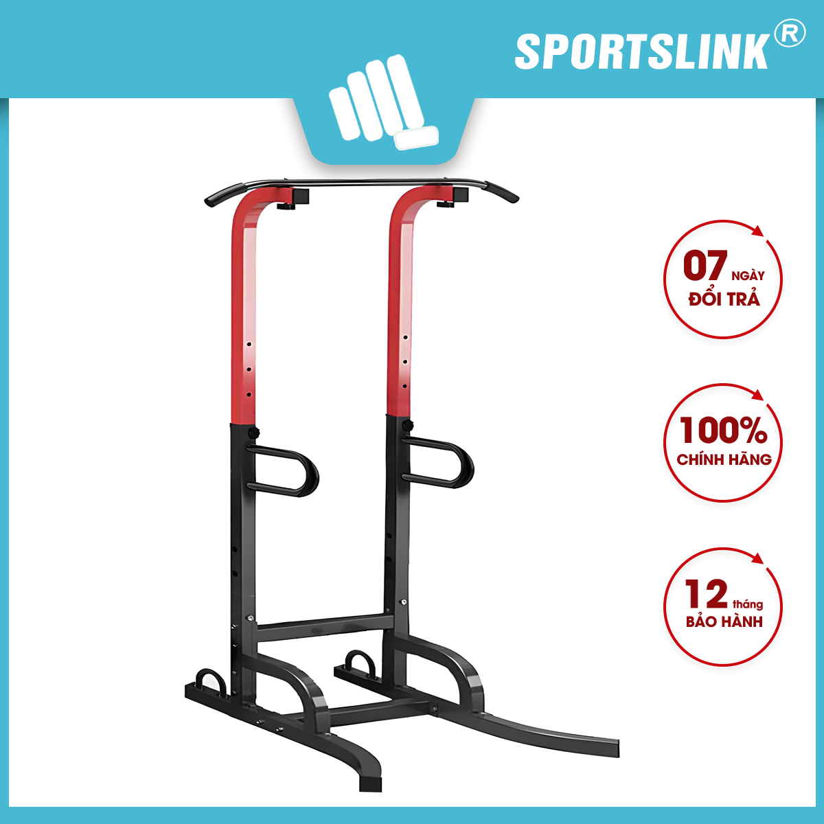 Bộ xà đơn xà kép điều chỉnh độ cao đa năng tải trọng 150kg Gymlink G2622 Sportslink