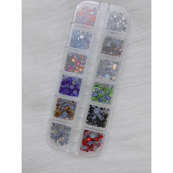 Đá chân keo mix màu mix size, đá chân lưới