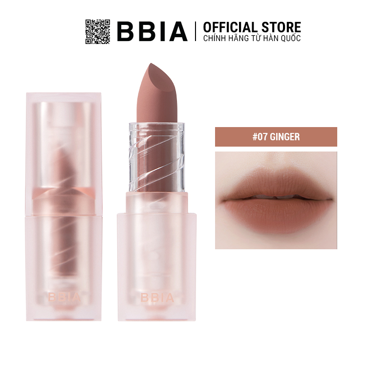 Son Thỏi Lì Bbia Last Powder Lipstick Version 2 6 Màu 3.5G - 07 Ginger