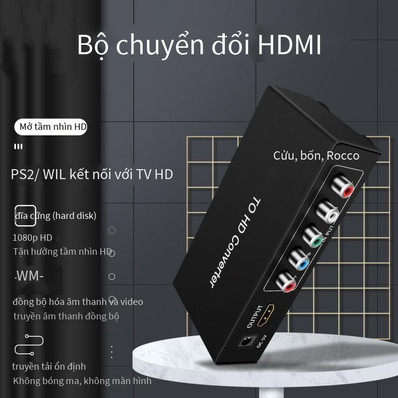 Khuyến mại linh kiện chênh màu YPBPR to HDMI converter HD with audio Ypbpr to HDMI 5 Lotus AV to HDMI