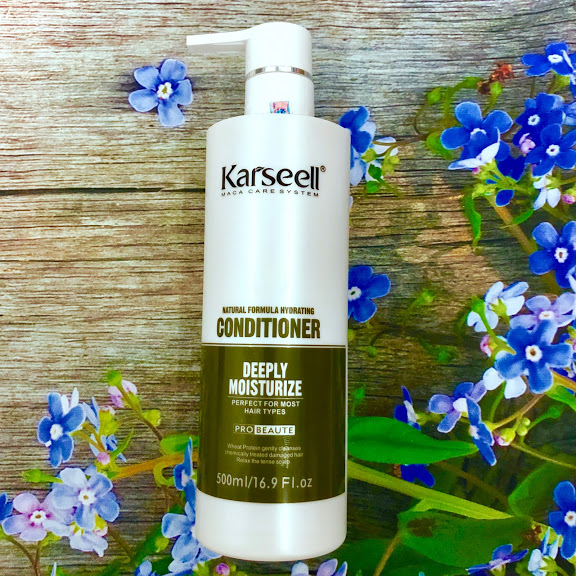 [+Tặng mũ trùm] Dầu xả Karseell Deeply Moisture Conditioner dưỡng ẩm cho tóc khô da đầu nhạy cảm 500ml