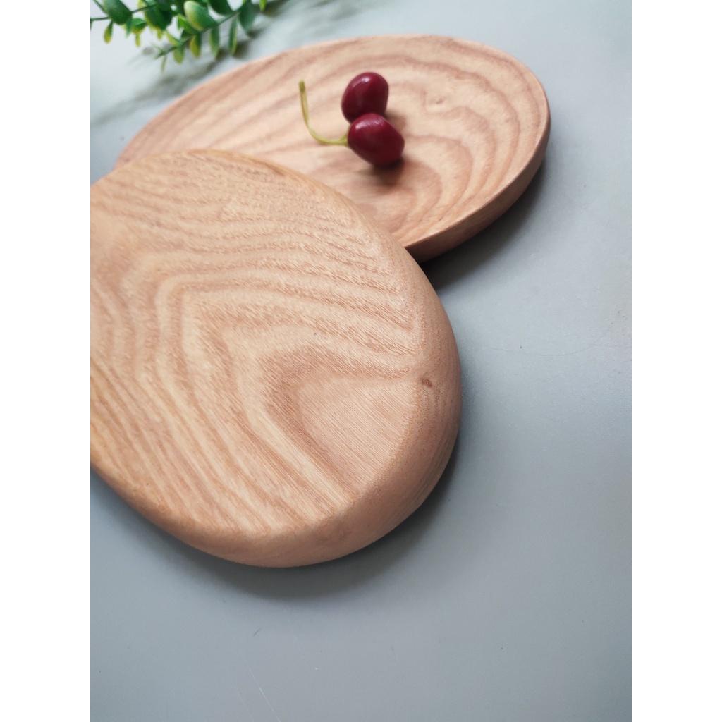 Đĩa Gỗ Tần Bì Cỡ Chiều Dài Hơn 21cm Đa Dụng Cho Gia Đình