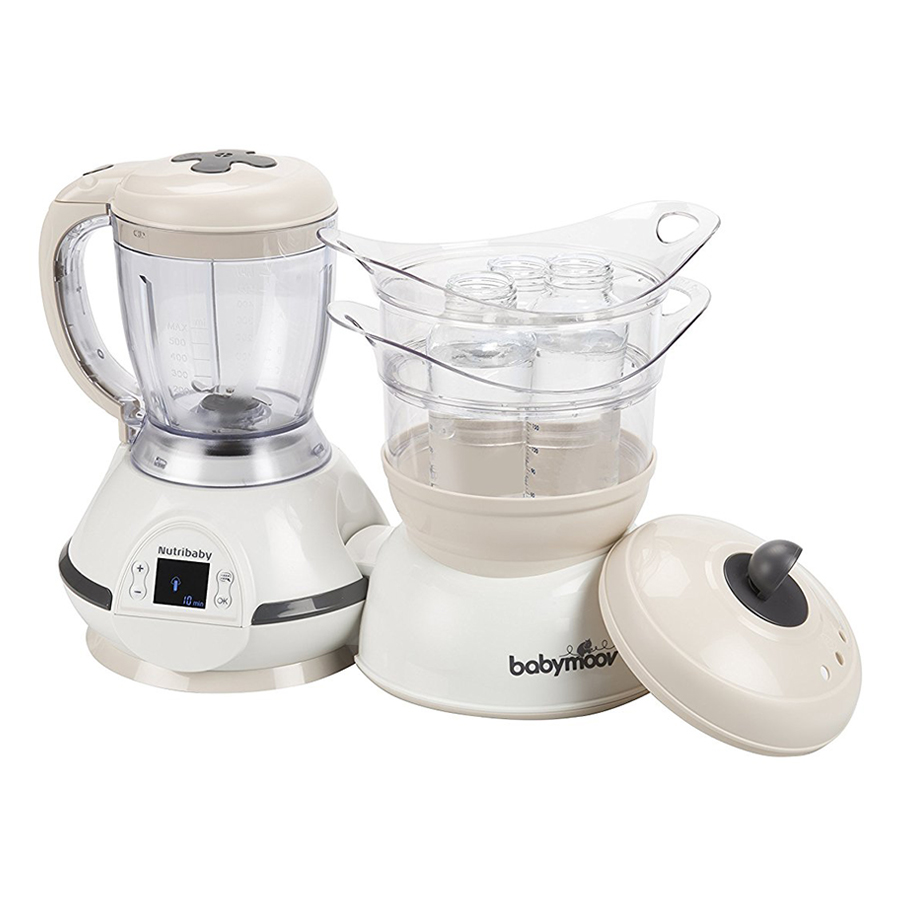 Máy Xay Hấp Đa Năng Nutribaby 5 In 1 Babymoov 1000204 (Kem)