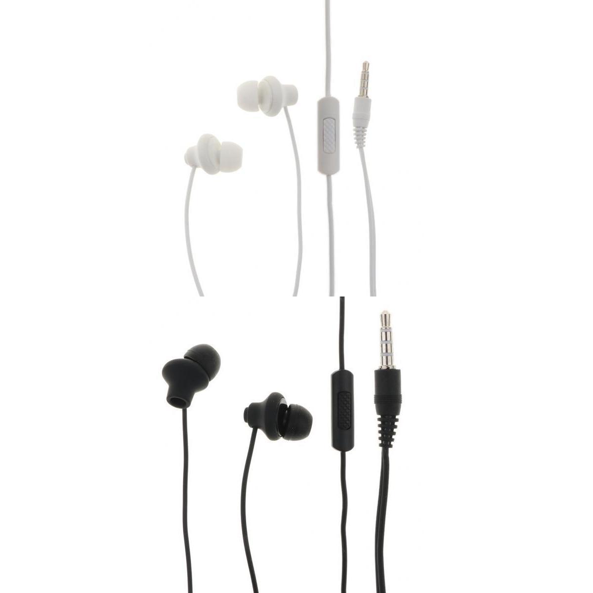 2 Pcs In Ear Headphones with Mic Wired Earbuds, Volume Control, Earphones with