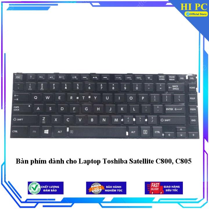 Bàn phím dành cho Laptop Toshiba Satellite C800 C805 - Hàng Nhập Khẩu