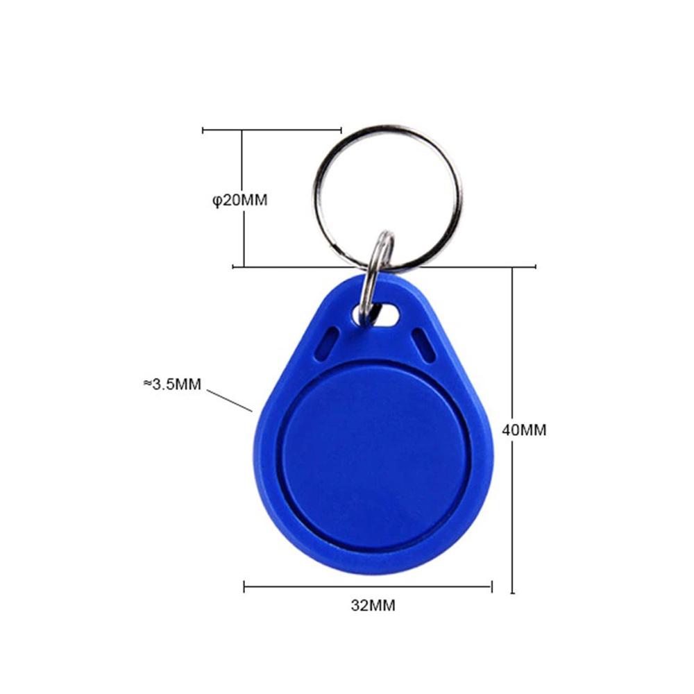 Thẻ từ thang máy RFID chip UID tần số 13.56 Mhz dạng móc khóa nhiều màu