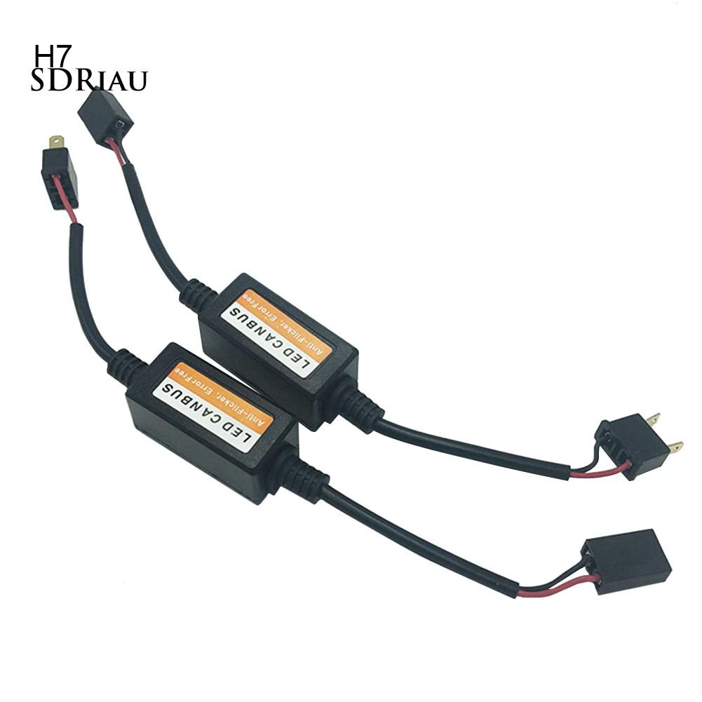 2 Bộ Giải Mã Đèn Pha H1 H4 H7 H11 9005/9006 Cho Xe Hơi