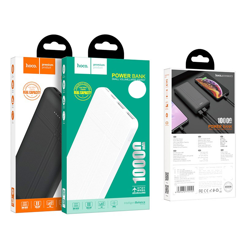 Pin Dự Phòng Hoco 48J - Dung Lượng 10.000 mAh - Hàng Đúng Hãng