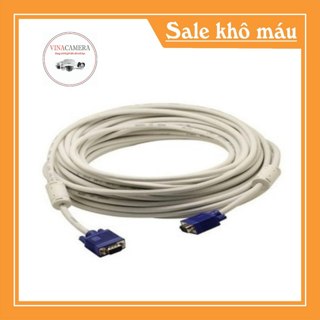 Dây Cáp VGA trắng 10M , 15M, 20M