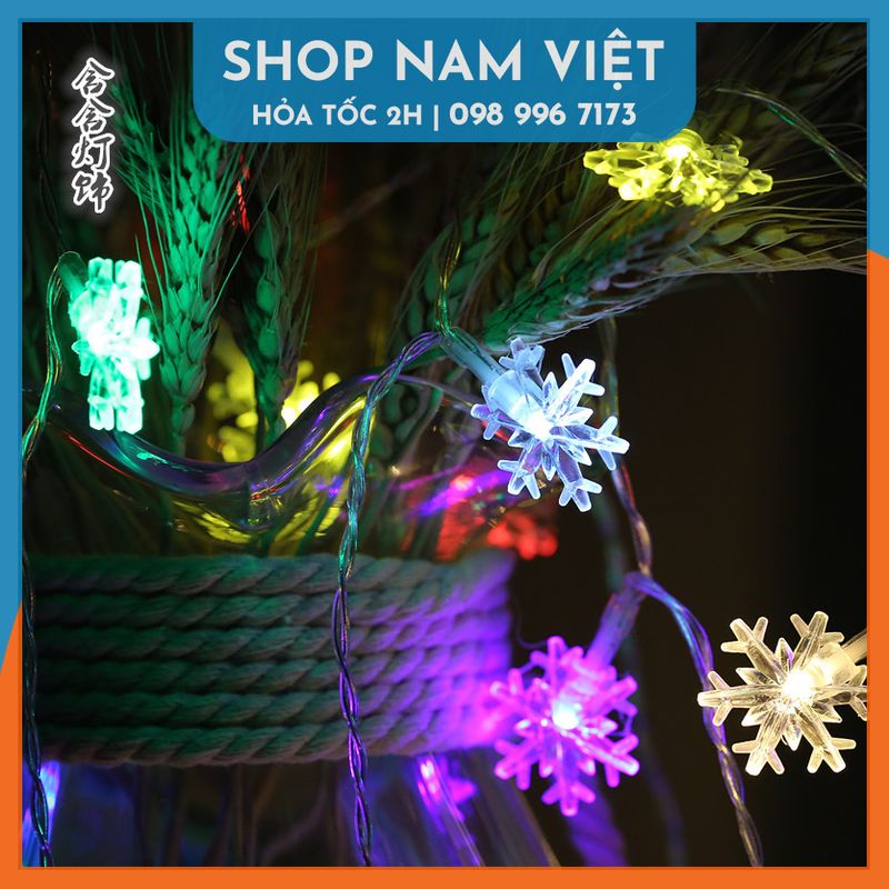 Dây Đèn LED Trang Trí Bông Tuyết