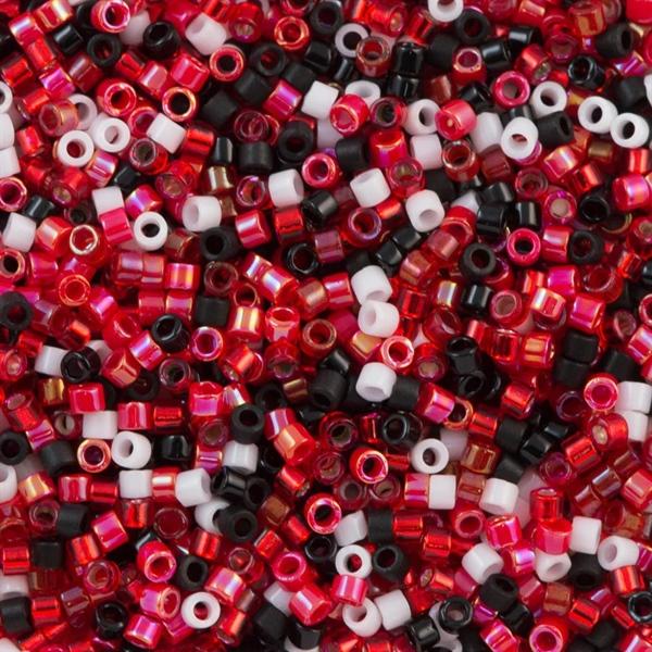 Hạt cườm Delica 11/0 Mix Ladybug