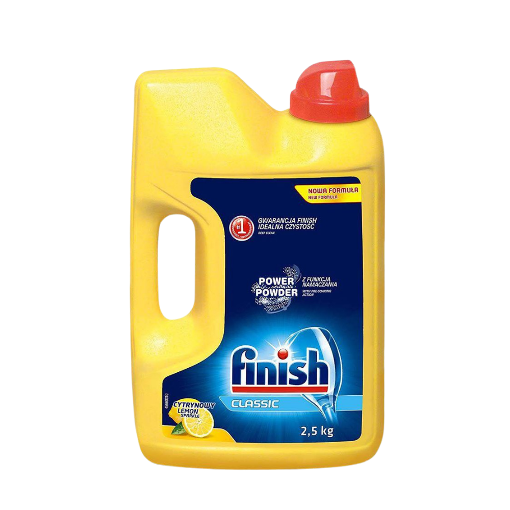 Bột rửa bát Finish túi 2,2kg dùng cho máy rửa chén bát