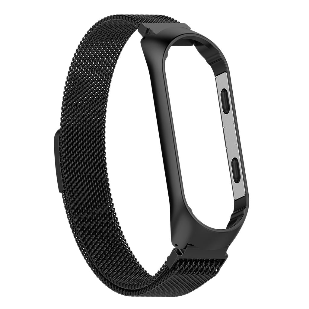 Stainless Steel Replacement Band Fitness Sports Activity Bracelet Wristband for Xiaomi Mi Band 3,Mi Band 4