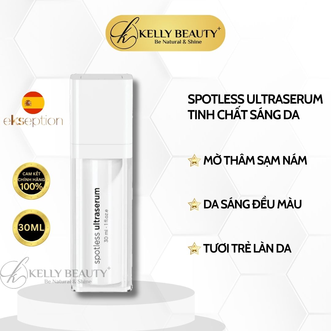 Ekseption Spotless Ultraserum - Tinh Chất Sáng Da, Mờ Thâm Sạm Nám; Tươi Trẻ Làn Da - Kelly Beauty