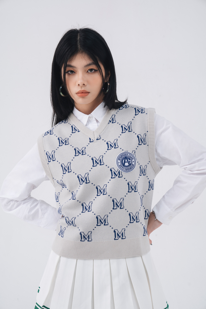 Áo Gile Len BOO Unisex In Logo Marvel BZL