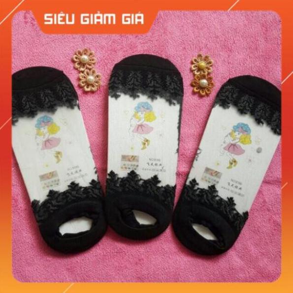 Set 10 Đôi Tất Hài Ren Công Chúa Hàng Loại 1