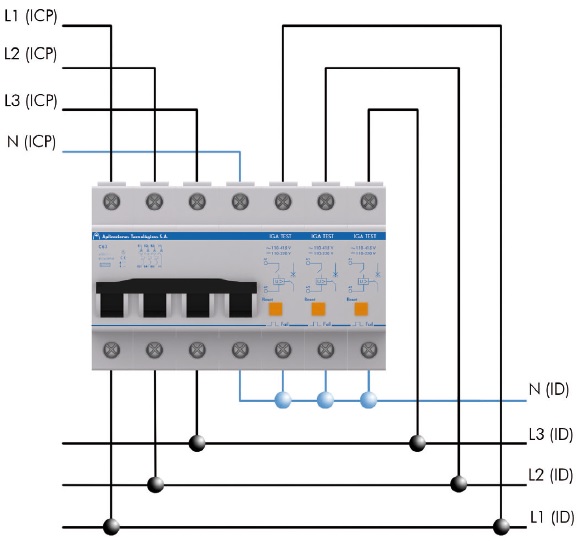  Aptomat chống quá áp tạm thời 3 pha-380V - Hàng chính hãng