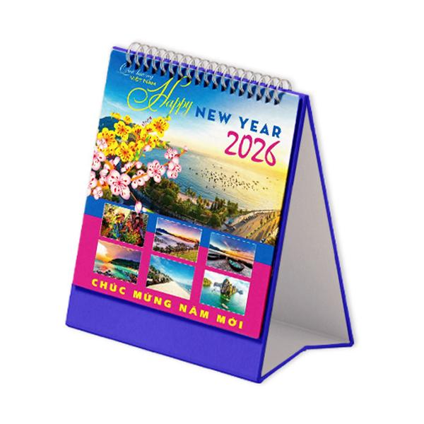 Lịch Bàn Chữ A 2026 - Quế Hương Việt Nam