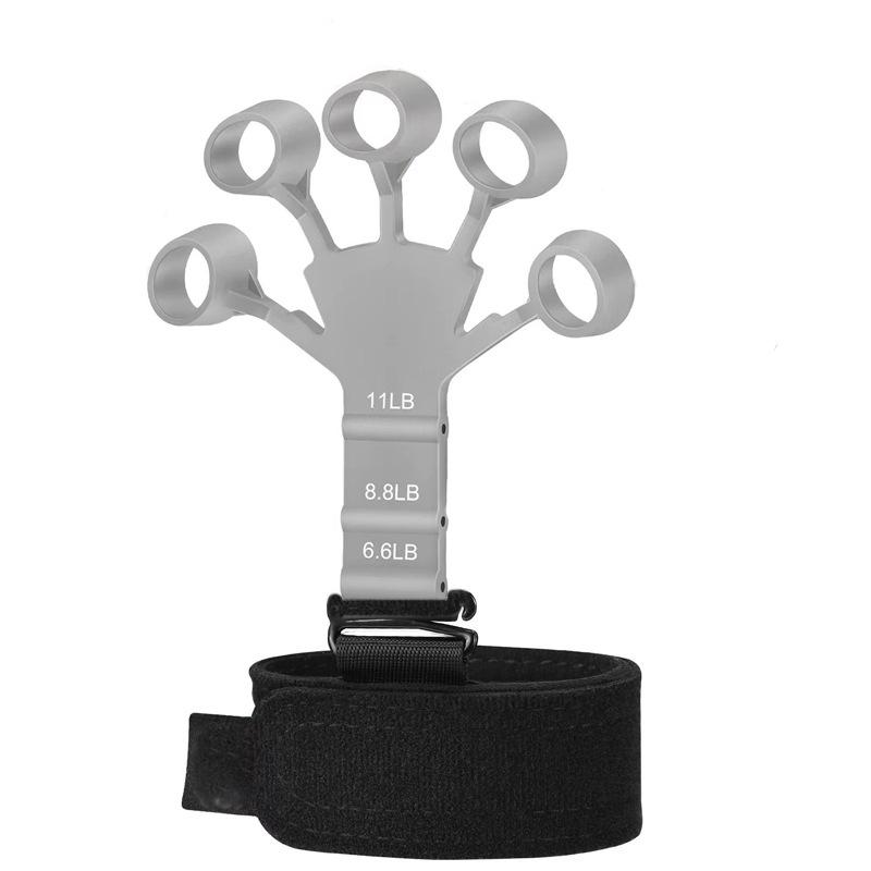 Ngón tay kẹp tay cầm tay có thể điều chỉnh ngón tay điều chỉnh ngón tay cho guitar flexion mở rộng mở rộng các công cụ vật lý Color: Gray