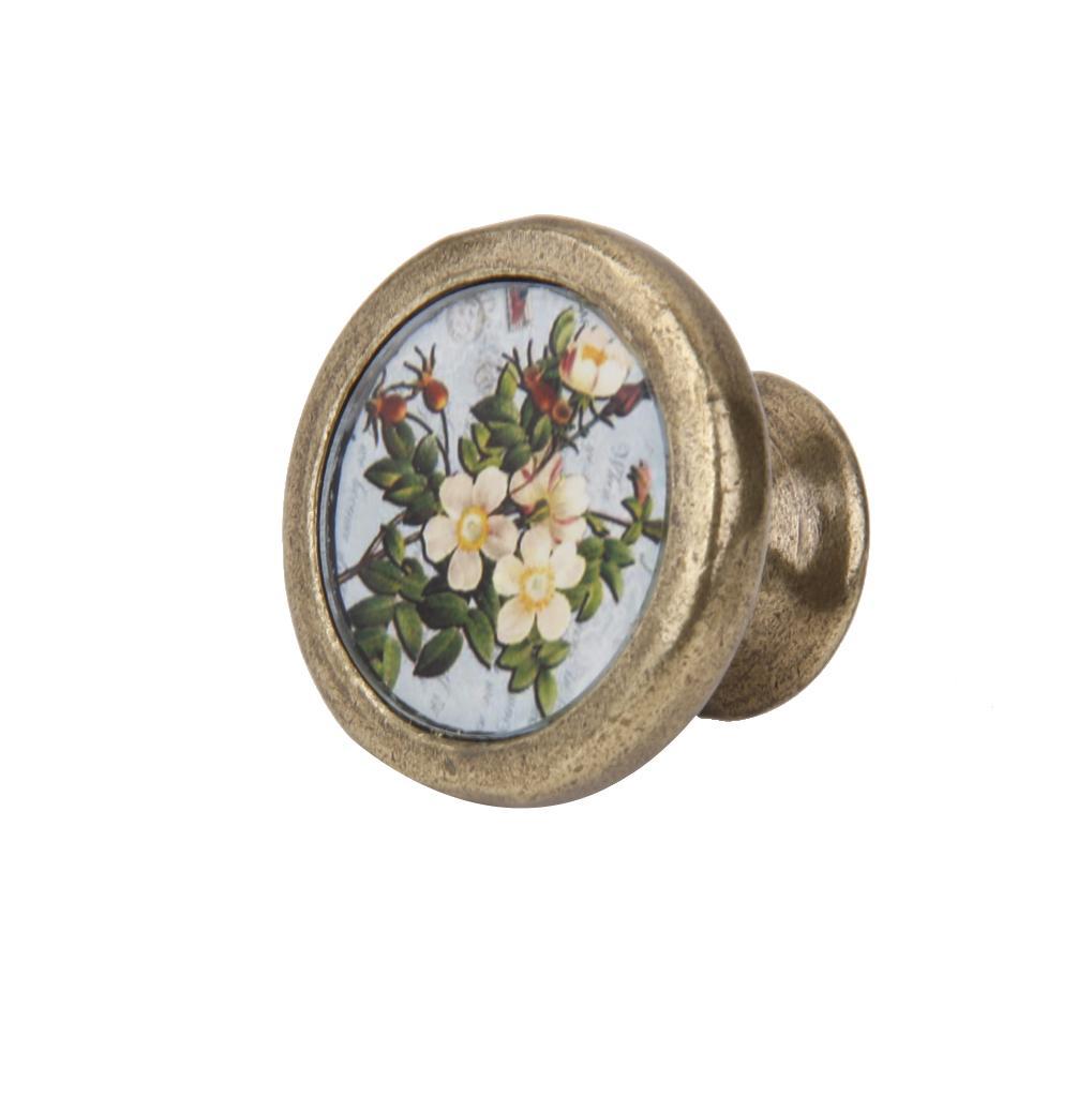 3xAssorted Vintage Brass Wardrobe Cabinet Door Cupboard Drawer Handle Knob 03