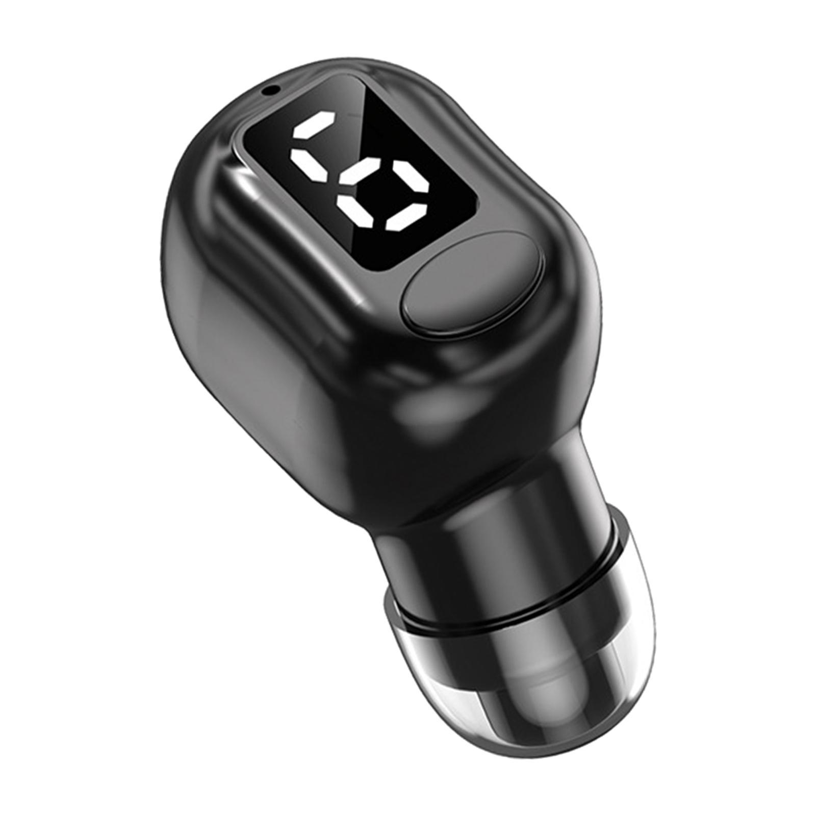 Mini Single Bluetooth 5.3 Wireless Headset for Smart Phone Black