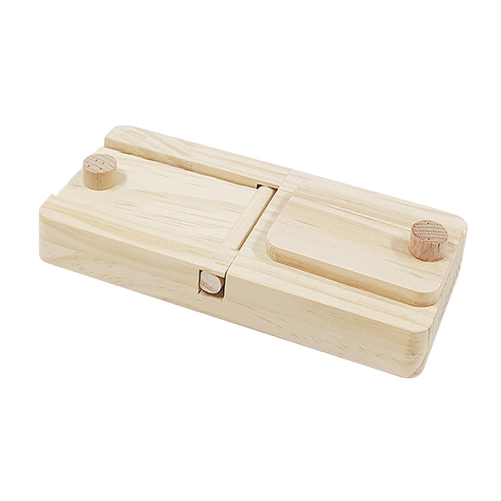 Wooden Enrichment Foraging Toy Chew Toys Interactive for Gerbil Rabbit
