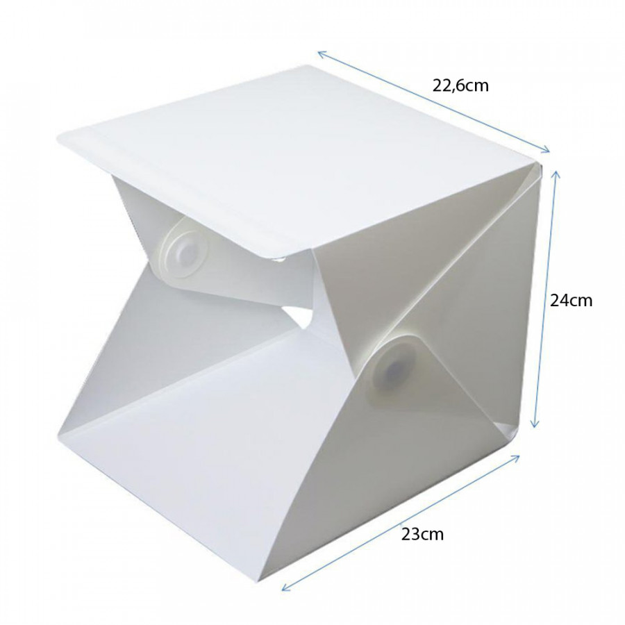 Hộp Chụp Sản Phẩm Mini Có Đèn LED 20 đèn
