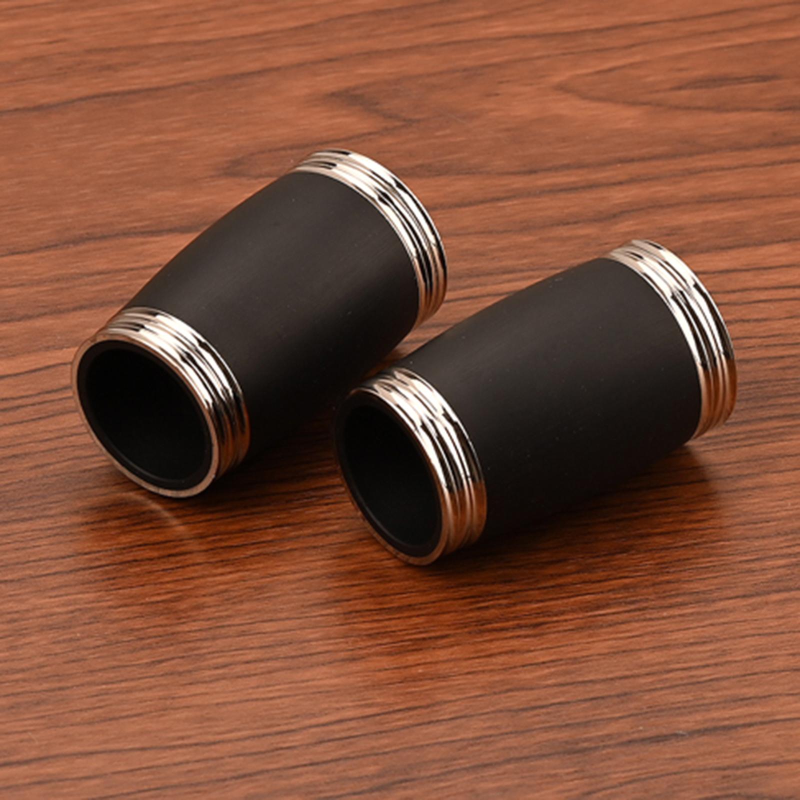 4 Pieces Bakelite Clarinet B Flat Tube Tuning Clarinet Tuning Tube for Musical Instrument