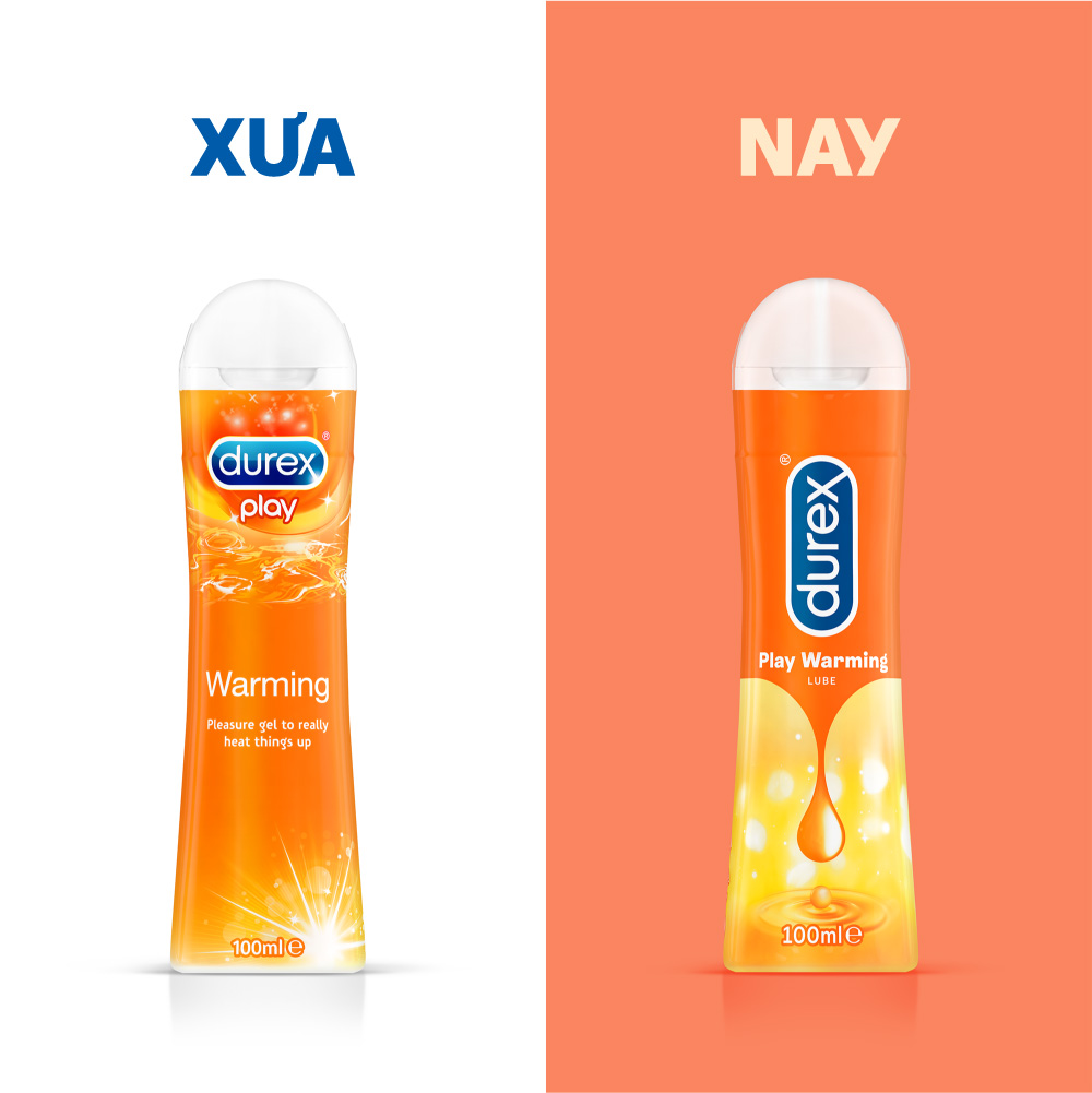 Bộ 2 Chai Gel Bôi Trơn Durex Play Warming 100ml