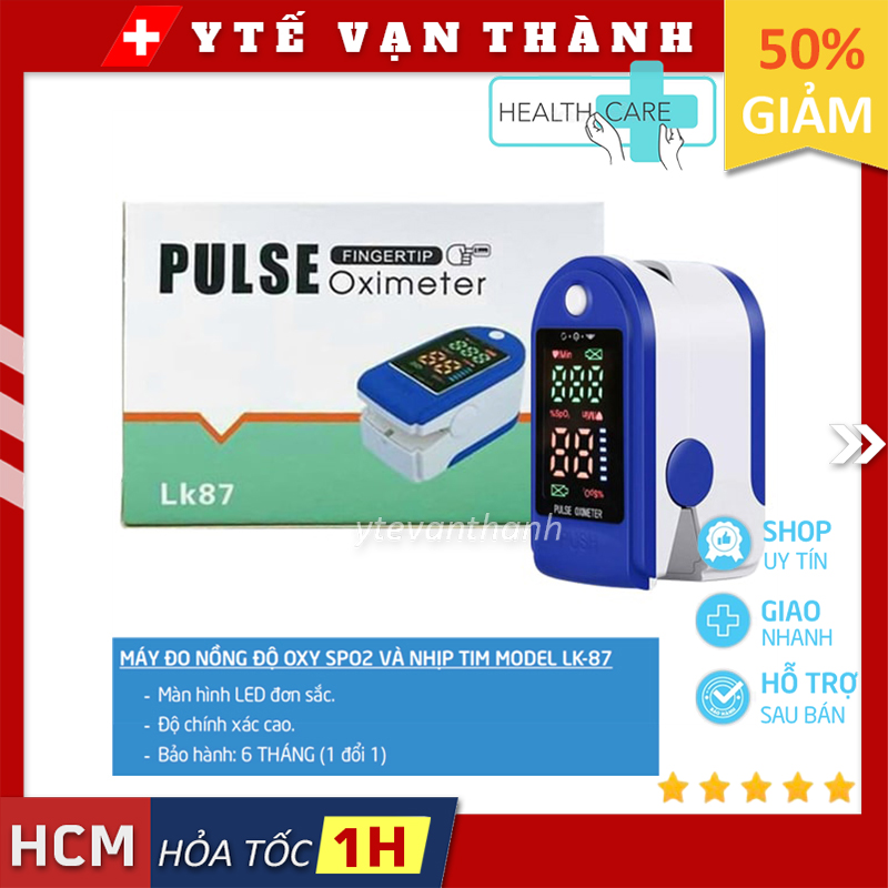 Máy Đo Nồng Độ Oxy SPO2 Và Nhịp Tim Model LK-87 (LK87) -VT0720