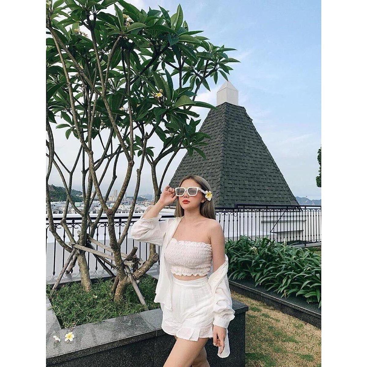 ÁO ỐNG VOAN GÂN BASIC TRƠN THUN NỮ CROPTOP CO GIÃN ÔM BODY HOT GIRL HÀN QUỐC SWAG CHẤT 47