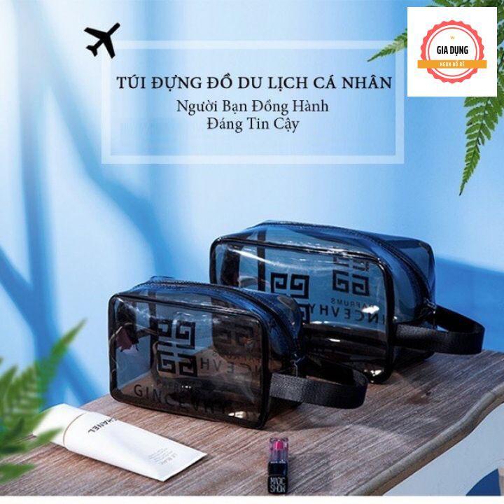 Sét 3 Túi Trong suốt Đựng Đồ, Đựng Mĩ Phẩm, Du Lịch ,Thời Trang