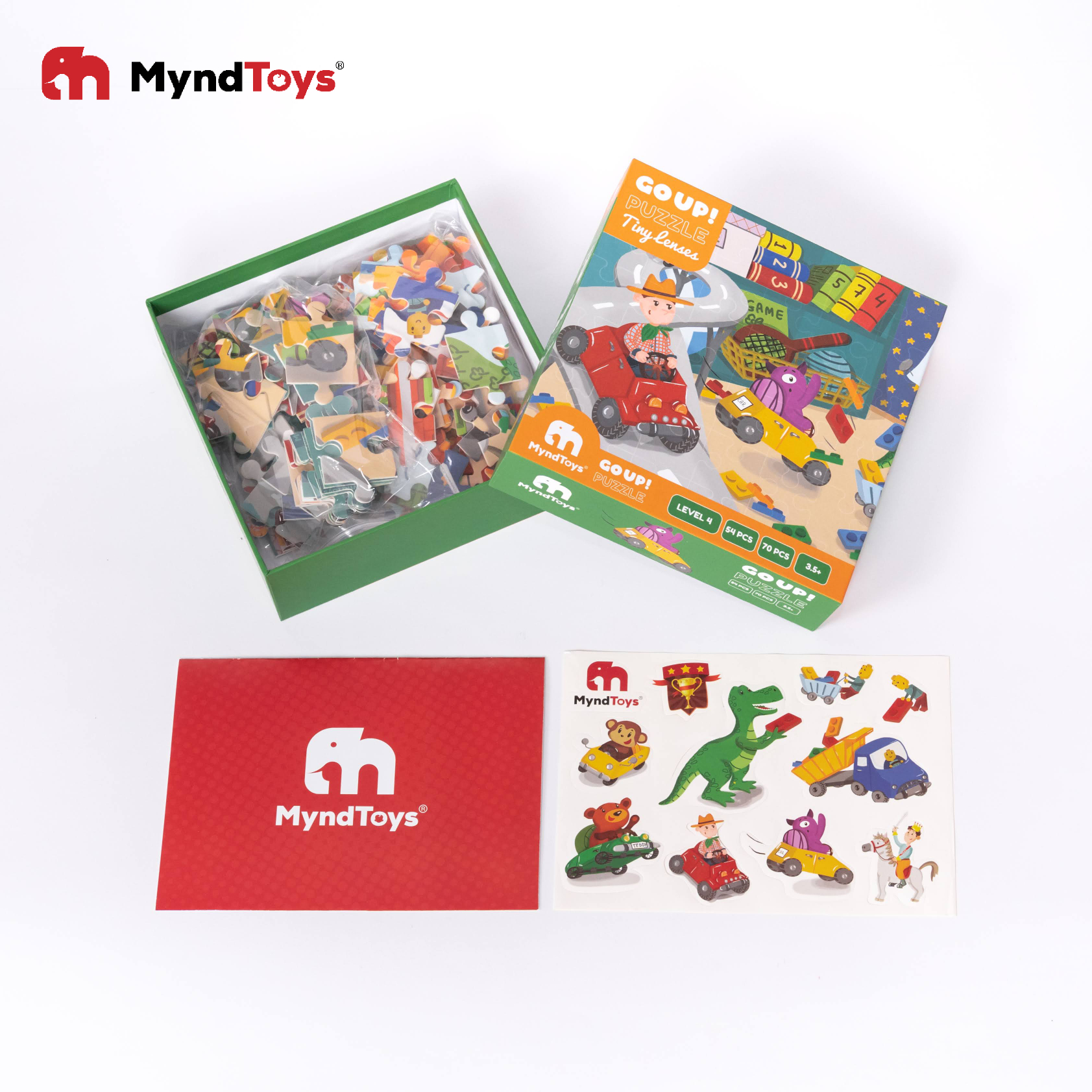 Đồ Chơi Xếp Hình Myndtoys Go Up! Puzzle Level 4 - Tiny Lenses Dành Cho Bé Trên 3.5 Tuổi