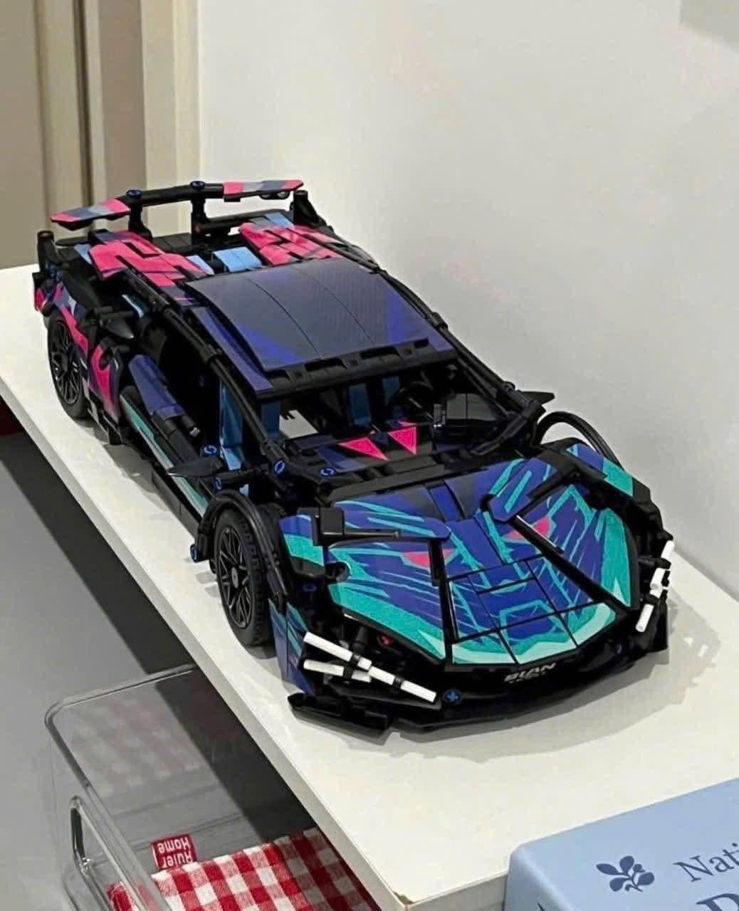 Mô hình lắp ráp siêu xe Lambo tỉ lệ 1:14 , Đồ chơi lắp ráp xe ô tô