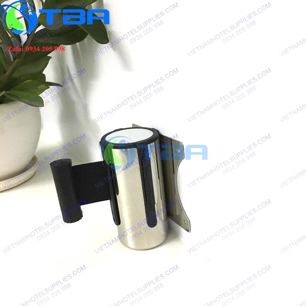 Đầu dây 2m kéo cột chắn gắn tường inox dây căng màu đen nhập khẩu cao cấp