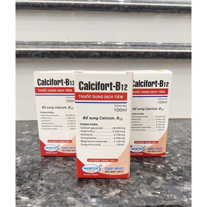[ THÚ Y ] Calcifort-B12 Bổ Sung Calcium Do Cung Cấp Chất Dinh Dưỡng Cho Chó Mèo lợn gà