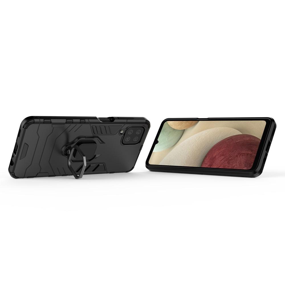Ốp lưng cho Samsung A12 chống sốc kèm nhẫn xoay chống xem video bảo vệ camera