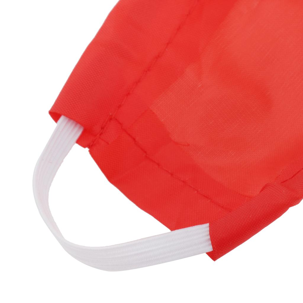 Polyester Men's Beard Mustache Cover Guard for Serving Kitchen Red
