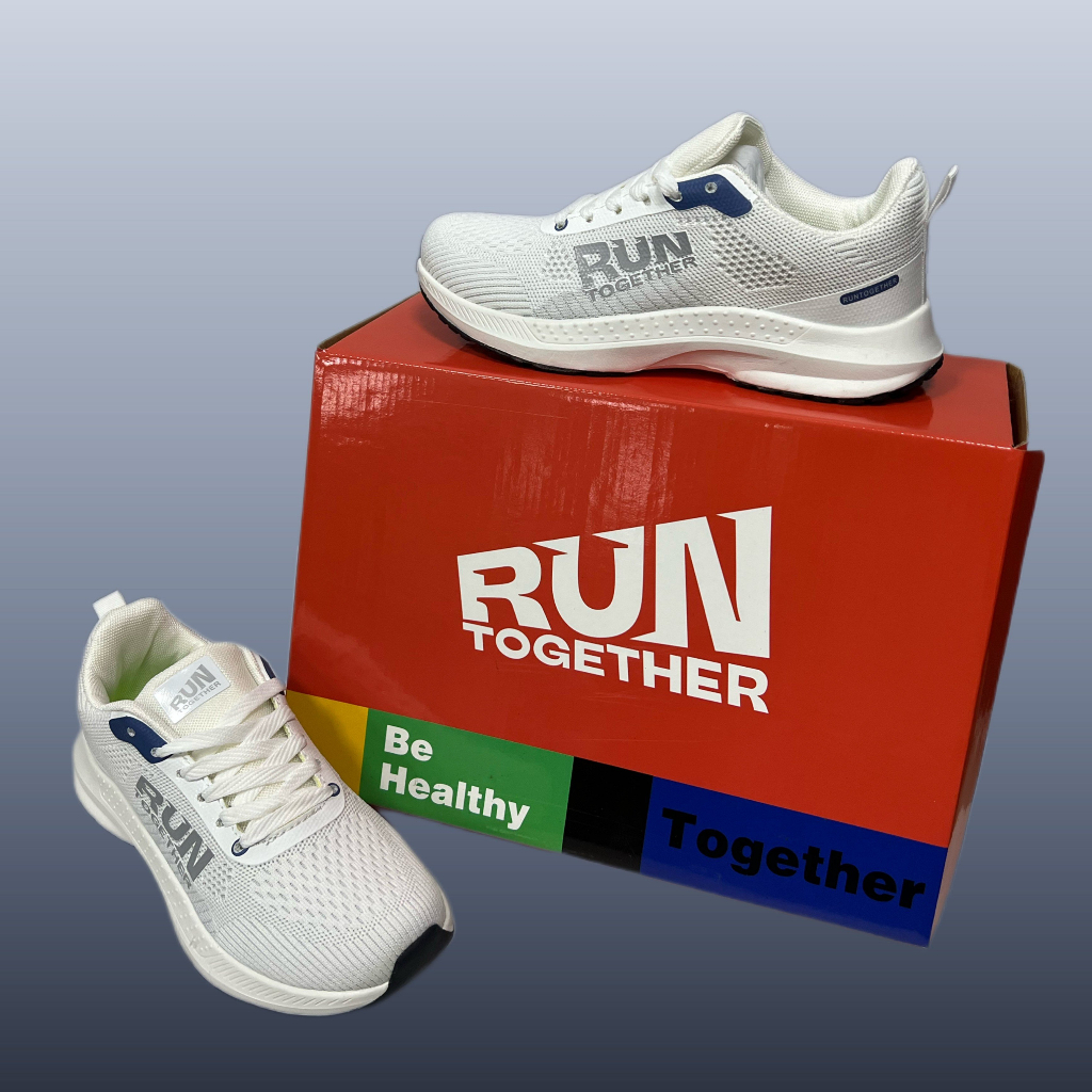 Giày Sneaker Thể Thao Thời Trang - Run Together RT05 - Màu: Trắng