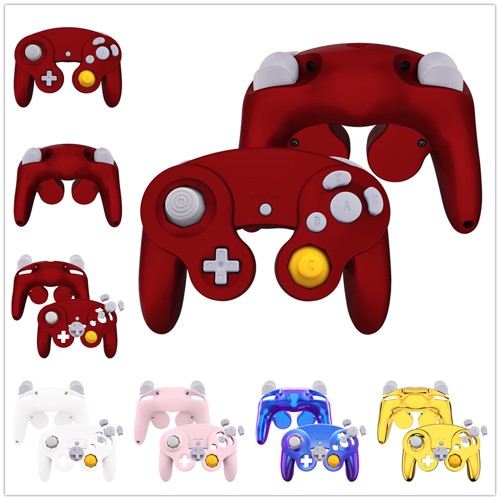 Tùy dụng Tùy chỉnh Tấm ốp lưng, nắp vỏ thay thế vỏ bọc với các nút cho Nintendo Gamecube Controller màu: hoa anh đào màu hồng